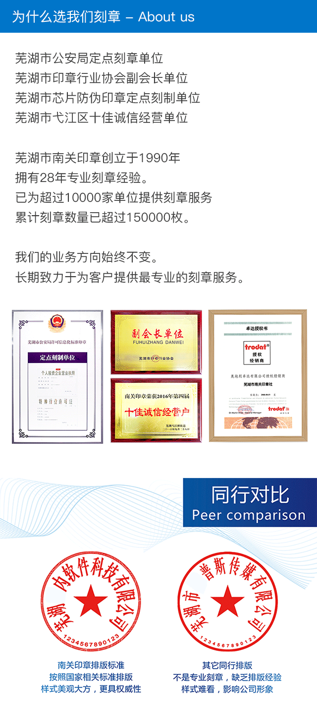 关于公章备案说明